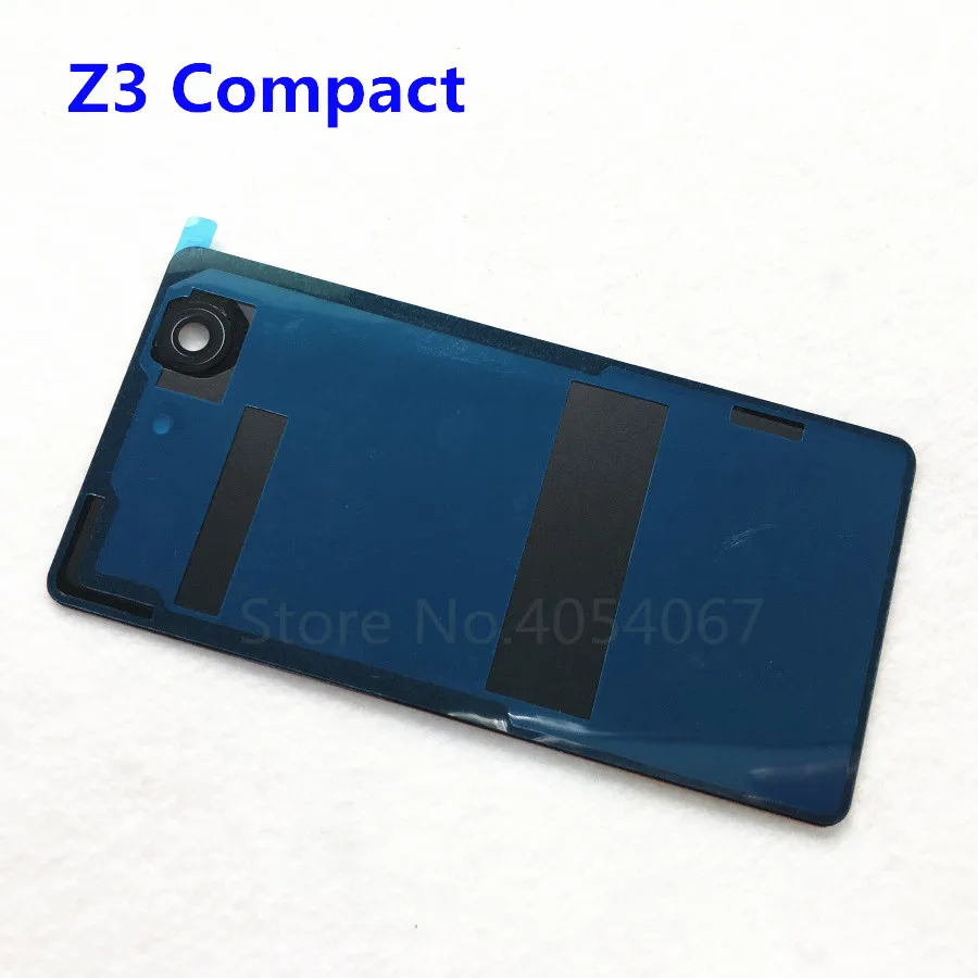 Задняя стеклянная Задняя панель для телефона батарея Дверь для Sony Xperia Z3 Compact mini D5803 D5833 M55W запасные части задняя дверь Чехол