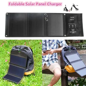 

Solar Power Bank Solar Charger Emergency Supply Camp Tool Monocrystalline Silicon 5V Waterproof Outdoors Durable Outdoor