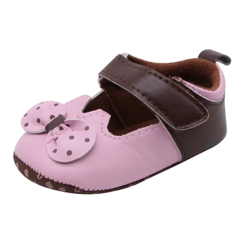 Обувь для новорожденных девочек; тканевые детские пинетки с цветочным бантом для малышей; первая обувь для маленьких девочек