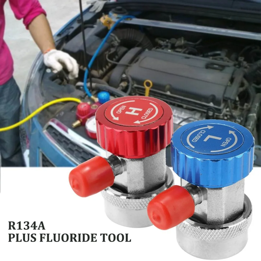Qc-17 External Thread Adjustable Quick Connector Air Conditioning And Fluoride Refrigeration Tool For 134A Etc