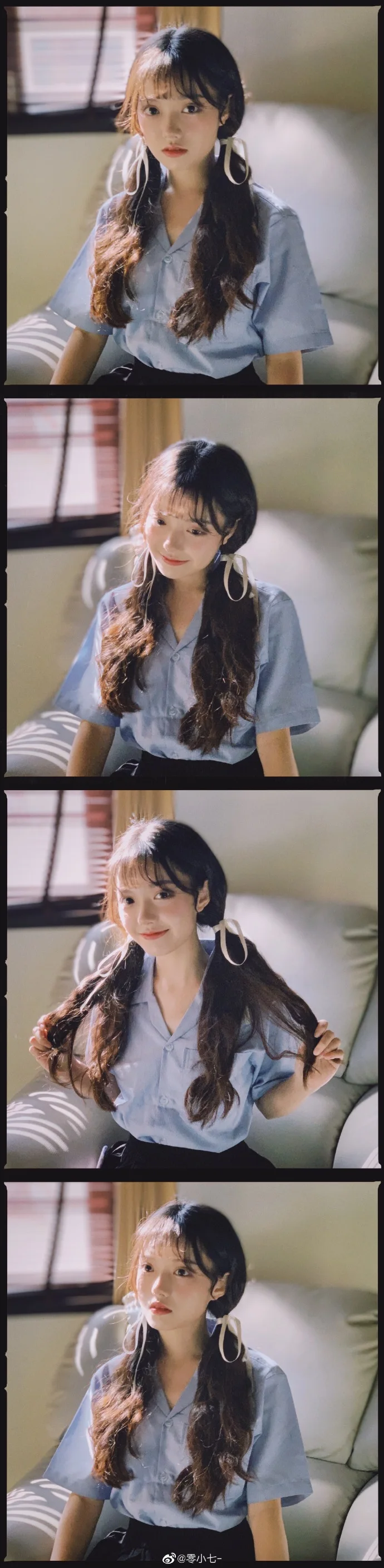 微博上清纯可爱软妹子零小七