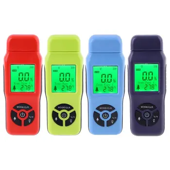

Wood Moisture Meter Humidity Tester Timber Damp Bamboo Paper Detector 2%~70%