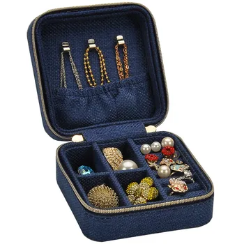 

Travel Simple Portable Woman Accepts Small Jewelry Bag, Earrings, Earrings, Princess Rings, Hemp, Chinese Embroidery