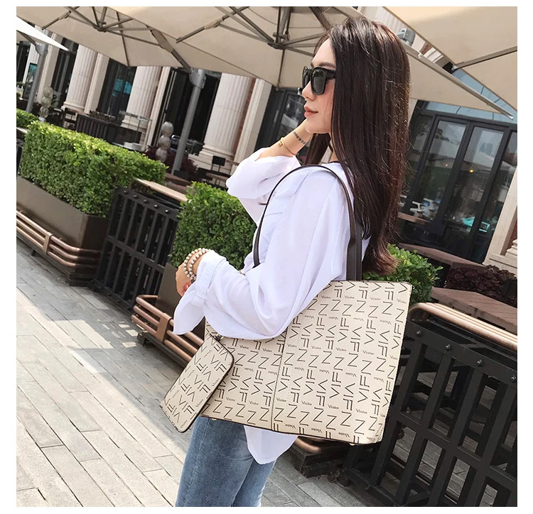 new fashion ladies Messenger bag Korean style capacity high quality handbags wild beige shoulder bag