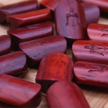 Diy аксессуары для наушников Diy разделительный ползунок из твердой древесины красного сандалового дерева