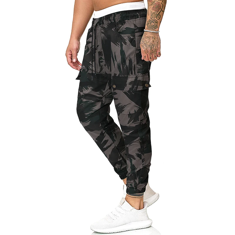 S-2XL новые мужские s Jogger осенние карандашный гаремный брюки мужские Камуфлированные штаны, милитари несколько стилей брюки свободные удобные брюки карго