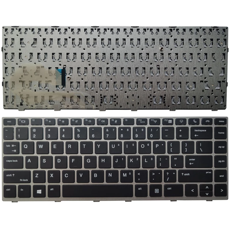 100% US Laptop Keyboard for HP EliteBook 840 G5 846 G5 745 G5 US Keyboard No Mouse Point No Backlight 