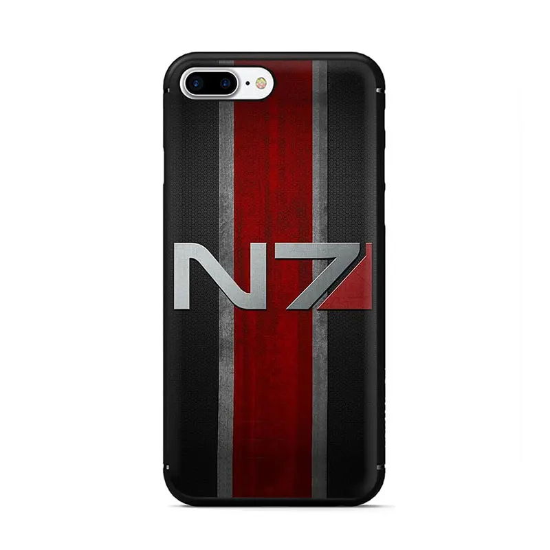 B8 Мягкий ТПУ чехол EWAU Mass Effect N7 для iPhone 5 5S 6 6s 7 8 Plus X XR XS MAX - Цвет: B8