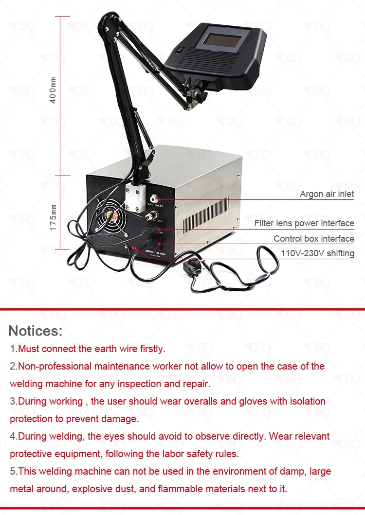 Jewelry welding machine necklace chain welder metal welding argon smart welder