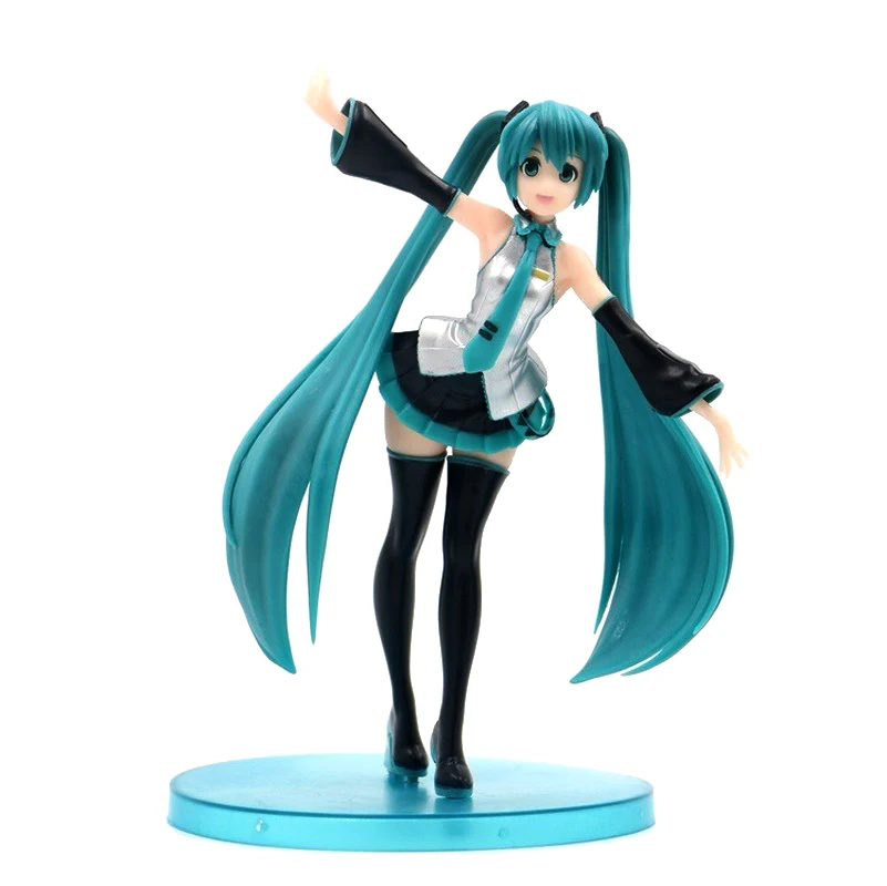 18 см японского аниме Gsc Хацунэ Мику Pop Up парад Вокалоид Мику мультфильм ПВХ Фигурки Рождественские Игрушки Подарки B19