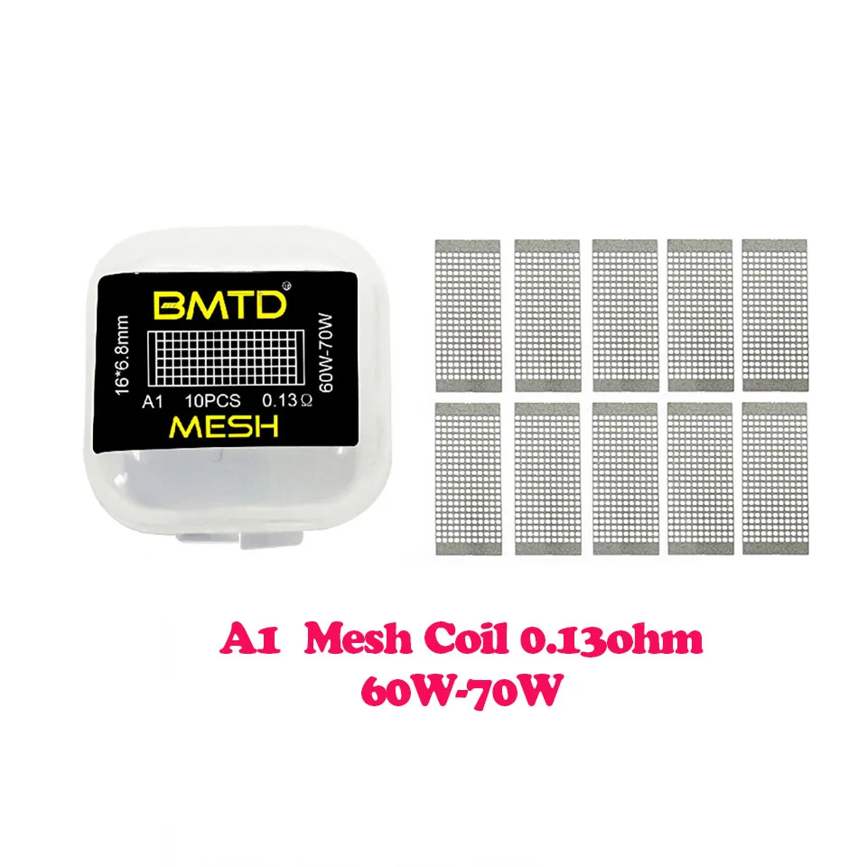 10 шт./лот BMTD сетки стиль катушки A1 0.13Ohm S316 0.12Ohm Ni80 0.16Ohm нагревательная катушка провода для Wotofo профиль RDA Unity RTA DIY катушка
