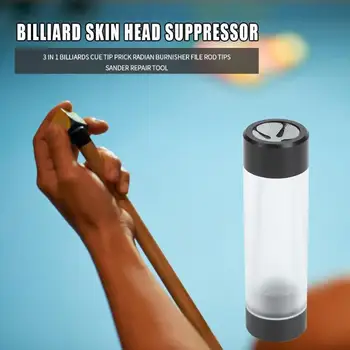 

3 in 1 Multifunction Pool Cue Tip Prick Burnisher File Radian Shaper Tool