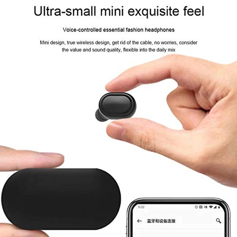 M1 TWS Bluetooth наушники PK Redmi Airdots GT1 беспроводные наушники 5,0 розовые B5 спортивные наушники игровая гарнитура с микрофоном для iPhone