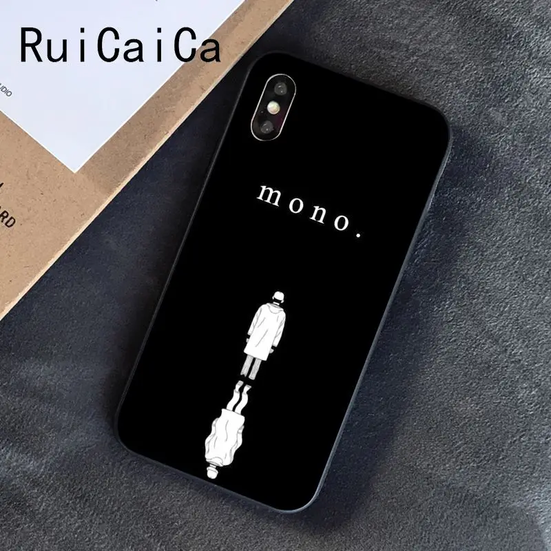 Ruicaica KPOP RM Mono Мягкий Силиконовый ТПУ чехол для телефона iPhone 8 7 6S 6Plus X XS MAX 5 5S SE XR чехол