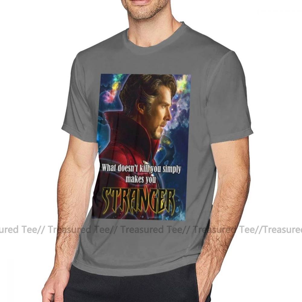 Dr Strange футболка What Not Kill You футболка 100 хлопок модная футболка с коротким рукавом графическая Мужская футболка большого размера
