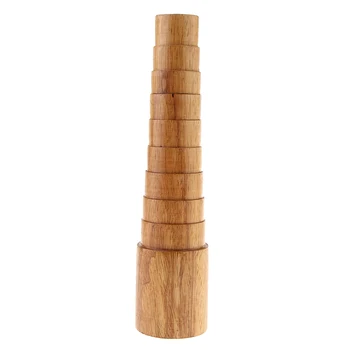 

Round Wooden Step Bracelet Bangle Shaping Mandrel Jewellery Making Tools for Shaping Removing Dents