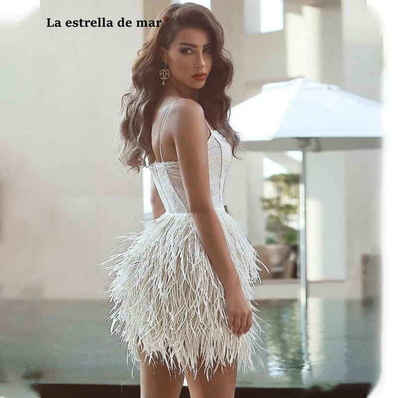 Corset feather dress Clearance