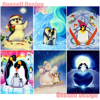 

5d diamond painting full square penguin 5d diamond embroidery full animal mosaic diamond decortion home cross stitch embroidery