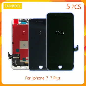 

5PCS high quality OEM Display for IPhone 7 Plus LCD Touch Screen Digitizer LCD Display Full Assembly for IPhone 7Plus LCD
