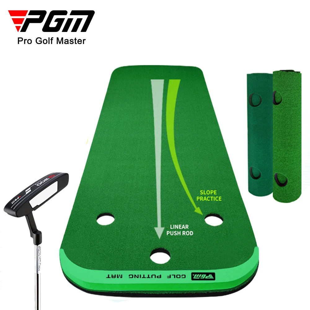 

PGM Golf Putting Green Mat Family Portable Putting Mini Golf Green Practice Exercises Blanket Kit Mat Indoor Training Aids