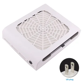 

Extractor Fan Salon Suction Machine Vacuum Cleaner Nail Dust Collector Clean White Art Plastic Reusable Filter Tools Adapter