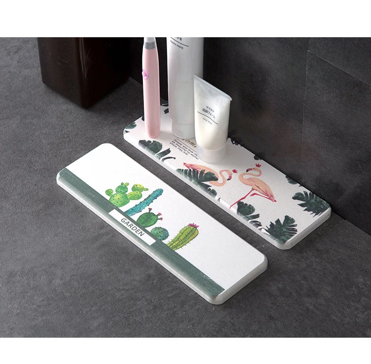 Diatom Mud Wash Pad ванная комната абсорбирующий коврик для зубной щетки чашка для макияжа держатель для хранения жаростойкий абсорбирующий держатель кружки