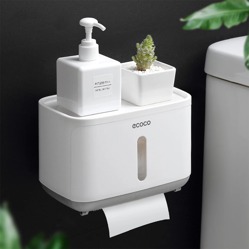 

Paper Towel Dispenser Box Wall Mounted Toilet Paper Holder Bathroom Storage Accessories Waterproof Paper Towel Holder Bathroom