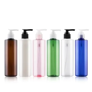 

(30pcs)250ml empty round shape liquid soap pump lotion bottles 250cc shampoo shower gel lotion pump dispenser container