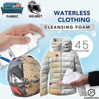 

Multipurpose Waterless Bubble Cleaner Garment Dry Wash Spray Refresher Tool 150ml LBShipping