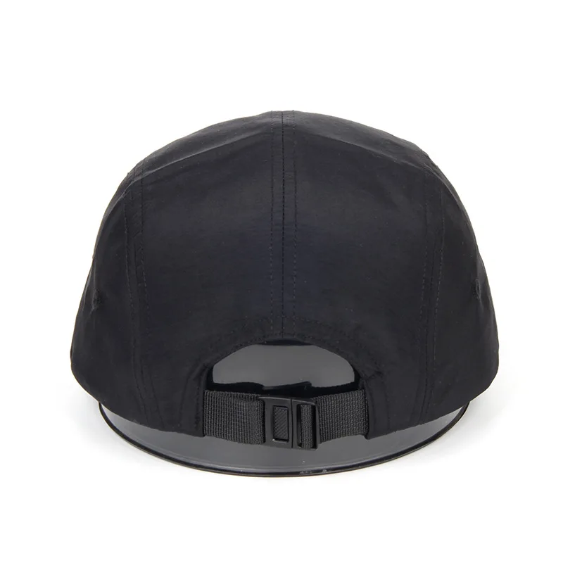 Custom Logo Spring and Summer 5 Panel Baseball Cap Quick-drying Waterproof Nylon Hat Bomber Camping Sports Leisure Cap Unisex 3
