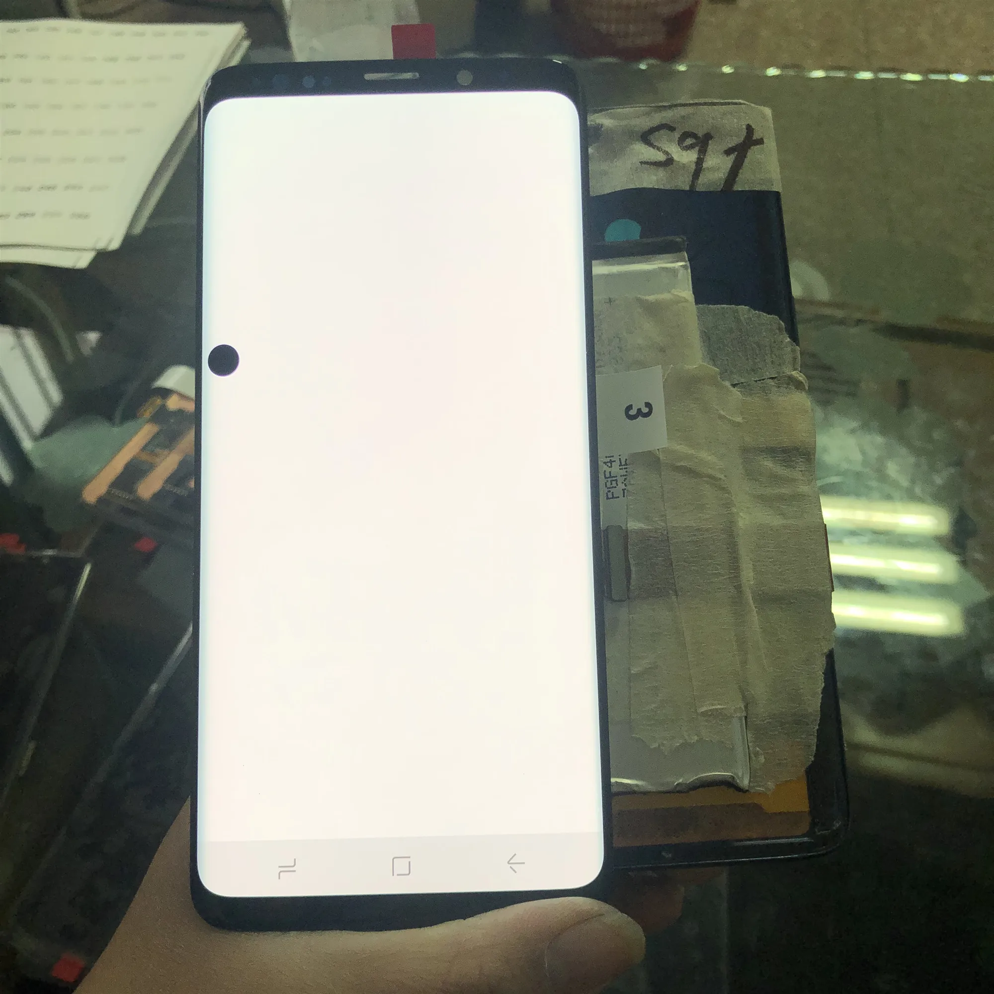 

Dead pixels AMOLED Test For Samsung Galaxy S9+ G965F G965W Touch Screen Digitizer LCD Display For Samsung G965 G965U No Frame