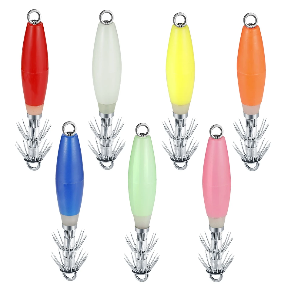 1 шт. приманка креветка джиг для рыбалки светящаяся искусственная джиггинга