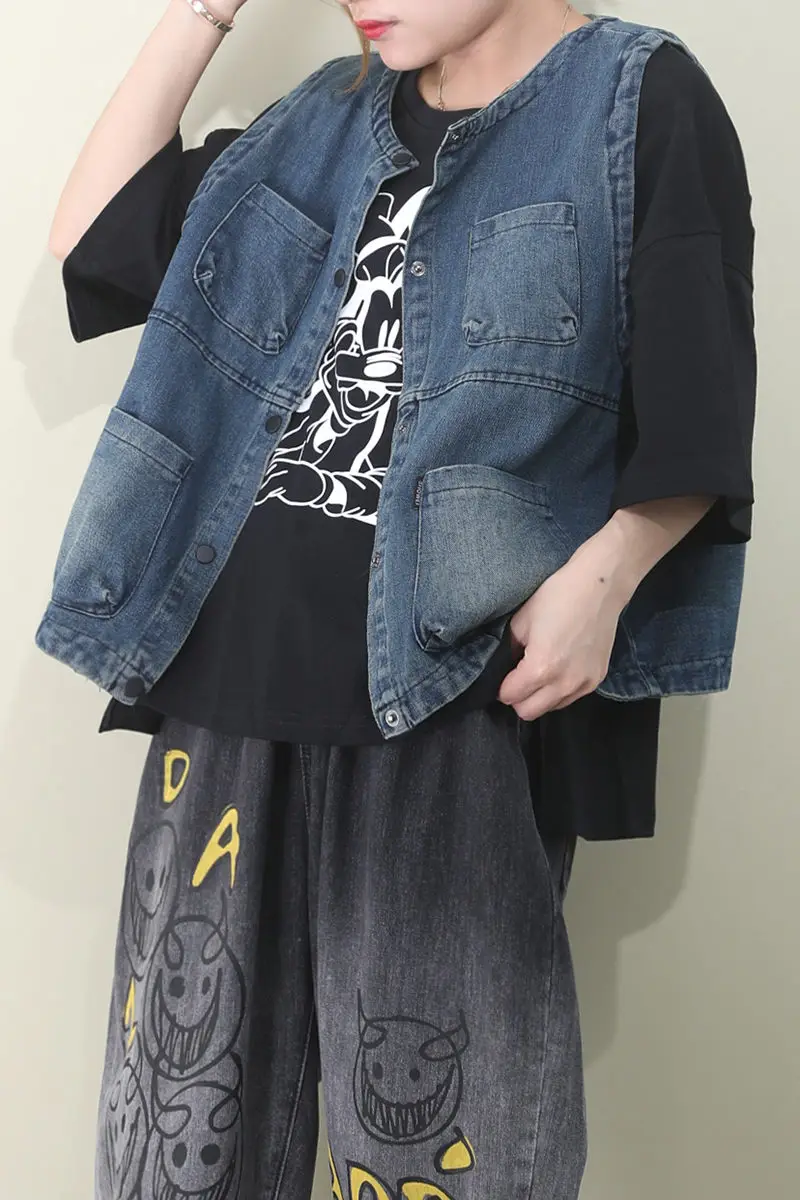 jeans shirt waistcoat