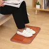 220V Winter Heating Foot Mat Office home Electric Heating Pad Warm Feet HeaterThermarpet Leather Household Floor Electric Heater 5