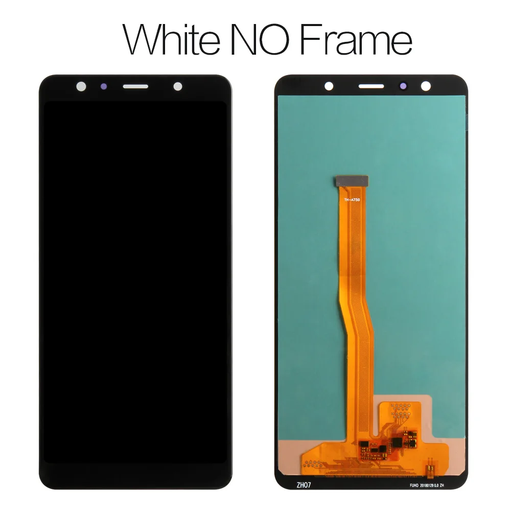 Black Для SAMSUNG GALAXY A7 ЖК-дисплей сенсорный экран A750 A750F SM-A750F/DS SM-A750G SM-A750FN/DS A7 ЖК-экран - Цвет: Black