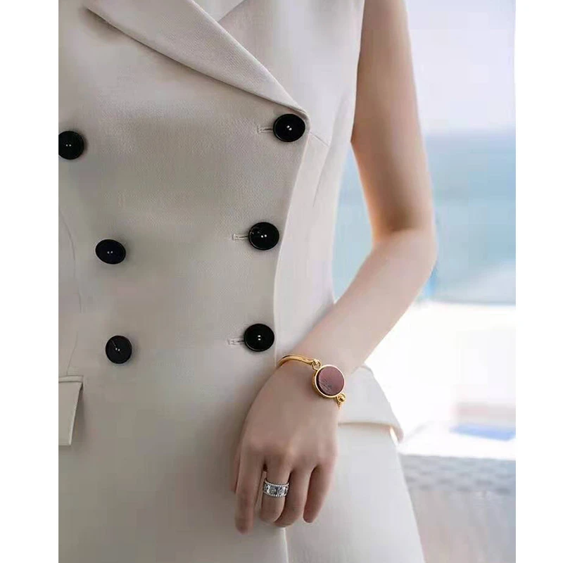 Comicchic женское офисное осенне-зимнее платье Doule Button Blazers короткие платья без рукавов модное платье-жилет Vestidos