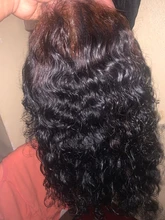 Bob peluca rizada del pelo humano del frente del cordón pelucas con minimechones brasileño Remy pelo humano Pelo Corto Pre arrancado pelucas para mujeres negras de la onda profunda de la peluca