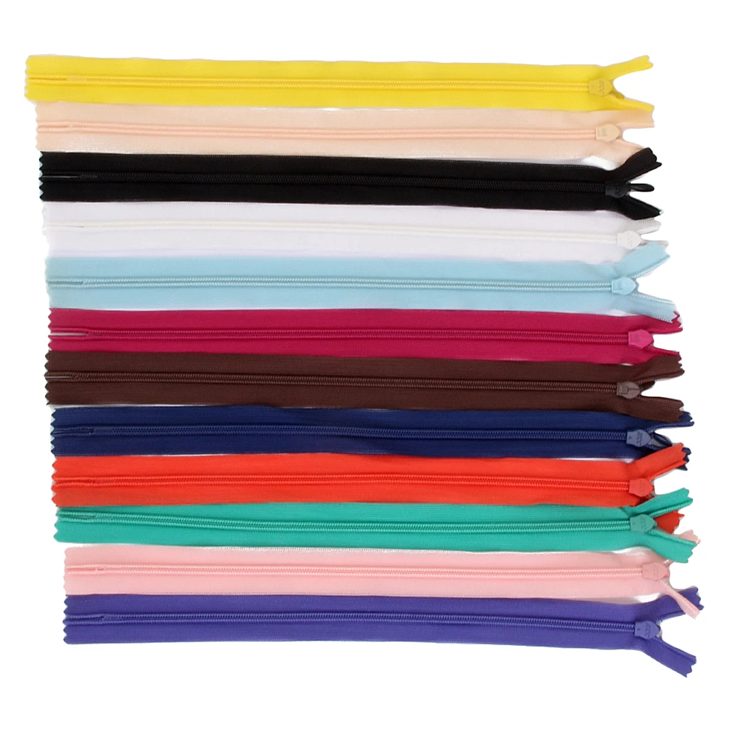50 Closed End Invisible Zips For Cushions Dress Trousers Skirt Sewing Craft