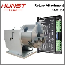 

Hunst Rotary Worktable Chuck Diameter 125mm Rotary Attachment with Driver DM5042 for CO2 UV Fiber Laser Marking Machine
