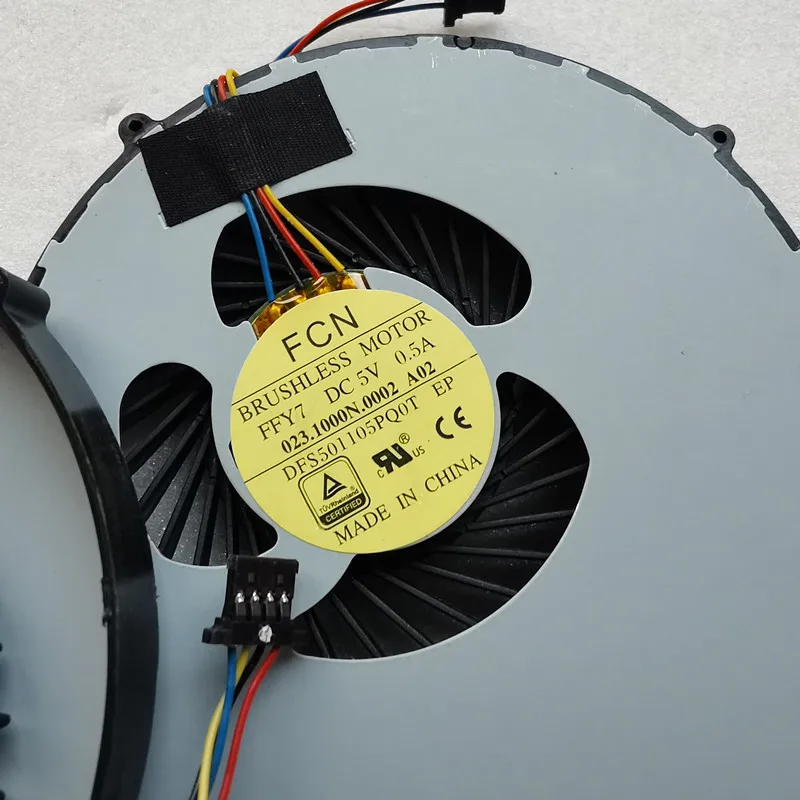 Ноутбук процессор вентилятор охлаждения для M50-70 DFS501105PQ0T FFY7 lenovo Ideapad FLEX15-2 FLEX 2 FLEX 15 flex2-15 M50-70