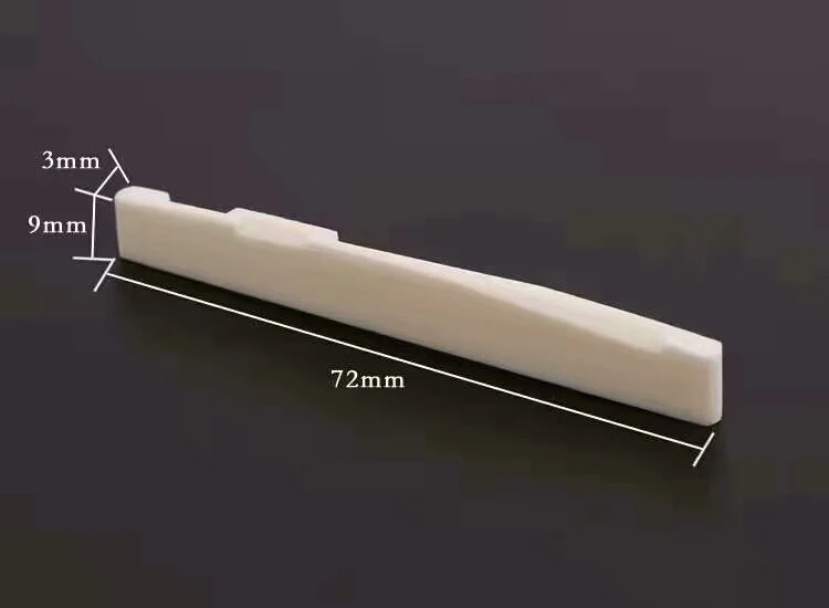 Perni Dado Sella Per Chitarra Acustica In Osso Non Sbiancato - Set