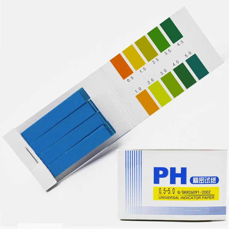 Bandelettes De Test De Ph De Précision 0.5 – 5.0, Feuille De Test De Liquide  Amniotique, Indicateur D'acide Base Dans L'urine, Fournitures De  Laboratoire | Aliexpress