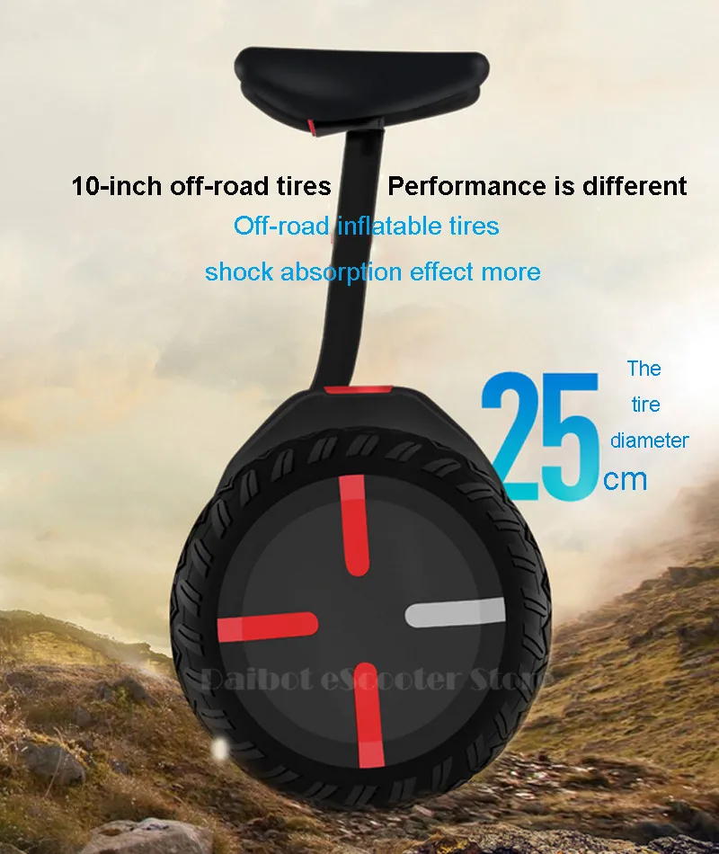 Daibot Electric Scooters Adults 10 Inch Two Wheel Self Balancing Scooters With APPBluetooth 700W 54V Off Road Hoverboard (4)