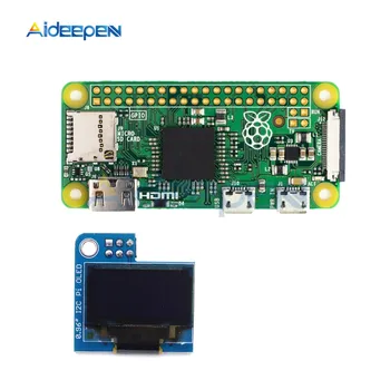 

0.96 inch OLED IIC Serial White OLED Display Module 128X64 I2C SSD1306 12864 LCD Screen Board with Raspberry Pi Zero Board