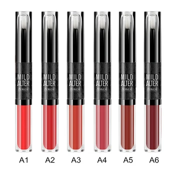 

Double Head Mousse Lip Gloss Moisturizing Long Lasting Lip Glaze Women Lip Makeup *