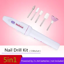 Набор сверл для ногтей CHIVENIDO 5 в 1, 5 сверл для ногтей, Электрический Маникюрный педикюрный набор, палитра для демонстрации лаков для педикюра, многофункциональный инструмент для ногтей