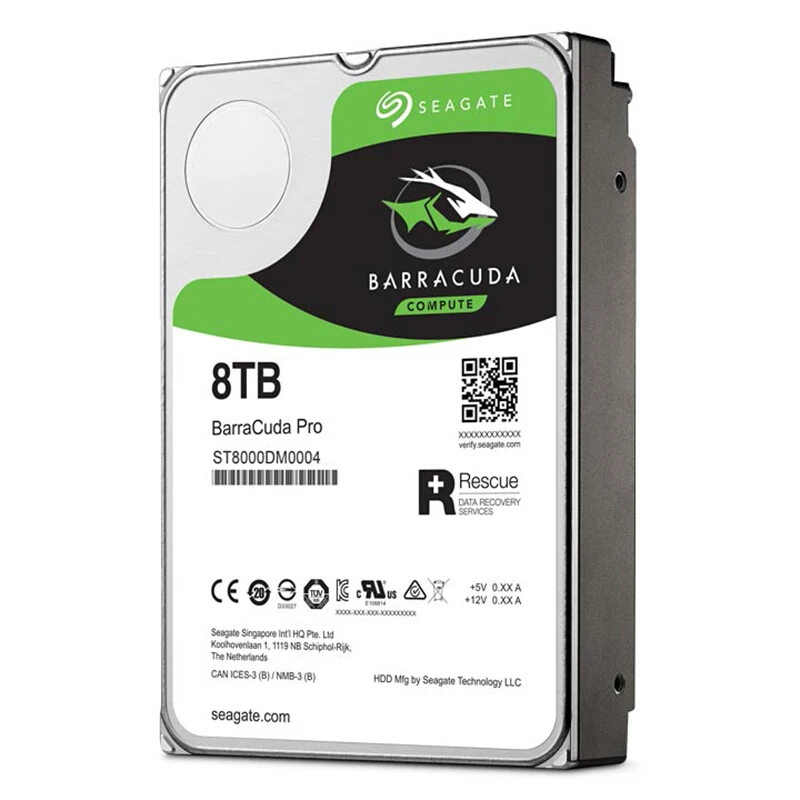  Disco duro Seagate baracuda 8TB PRO HDD disco duro interno 7200RPM sapa3 6 Gb/s 256MB Cache 35 