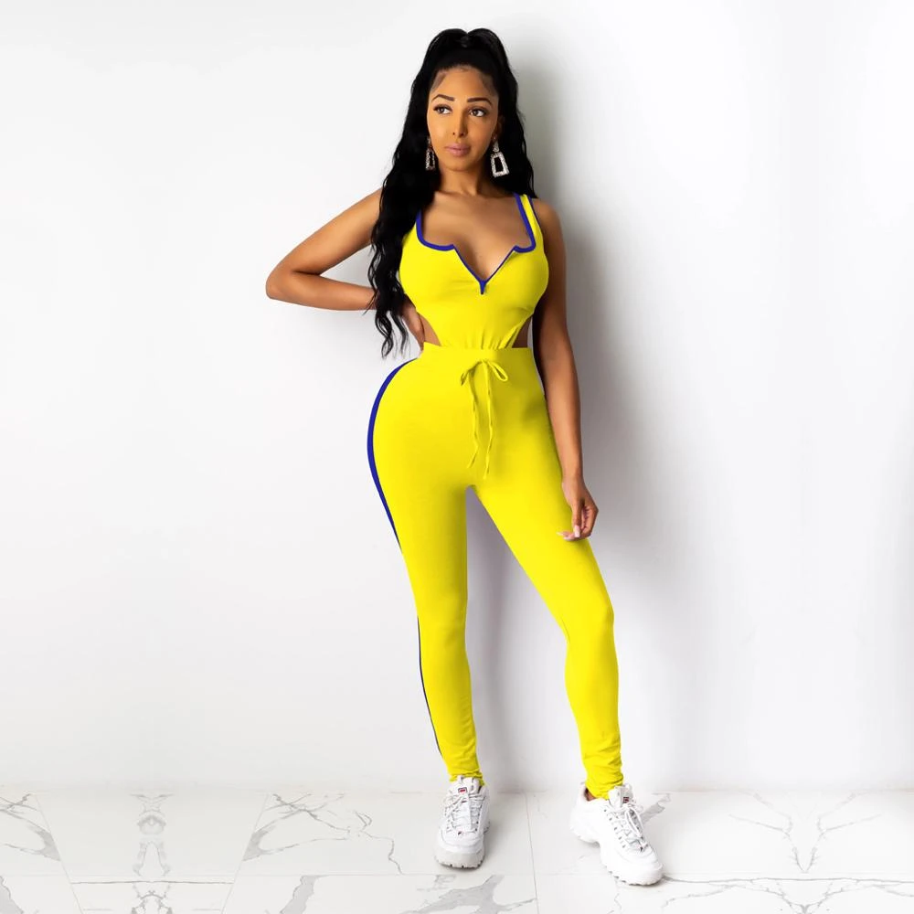 Yellow two piece pants set Clearance
