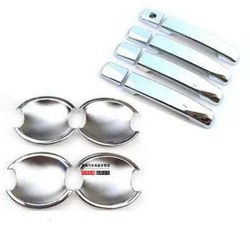 

Car Styling ABS Chrome Door Handle Bowl Door handle Protective covering Cover Trim For Nissan Qashqai J10 2008-2015