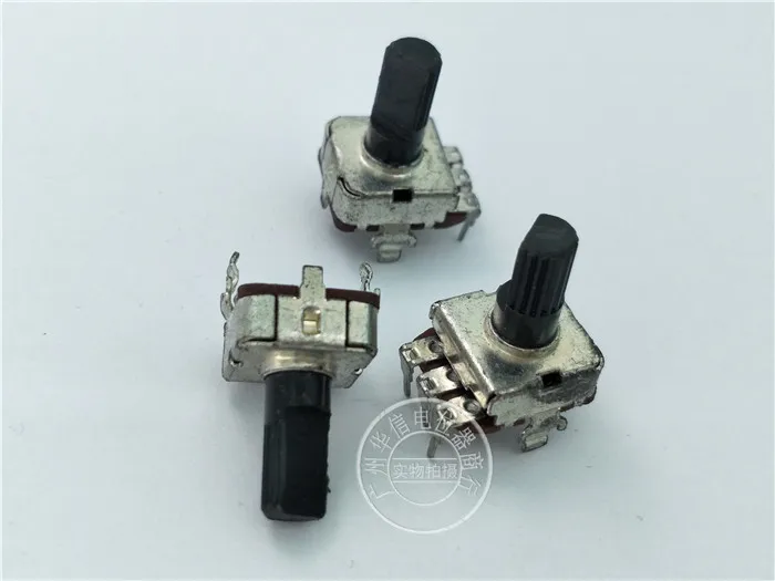 6pcs RK12 square vertical single potentiometer B10K / handle length 13MMF AA